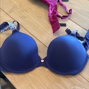 Natori Blue Seamless T-Shirt Bra Full Coverage